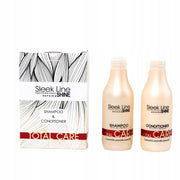 Stapiz Zestaw Sleek Line Total Care Szampon + Odżywka