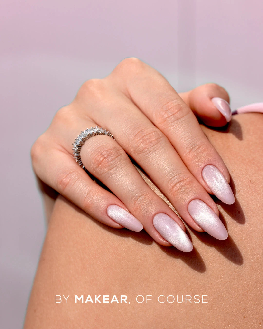 Makear Top hybrydowy No Wipe Silky Cat Eye 8 ml
