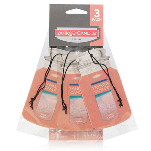 Zawieszki Zapachowe do Auta Car Jar® Bonus Pack Pink Sands 3-Pak
