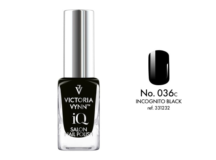 IQ Salon Nail Polish 036 Incognito Black 9ml