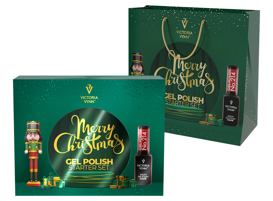 Victoria Vynn Gel Polish Starter Set Świąteczny Zestaw Do Manicure Hybrydowego