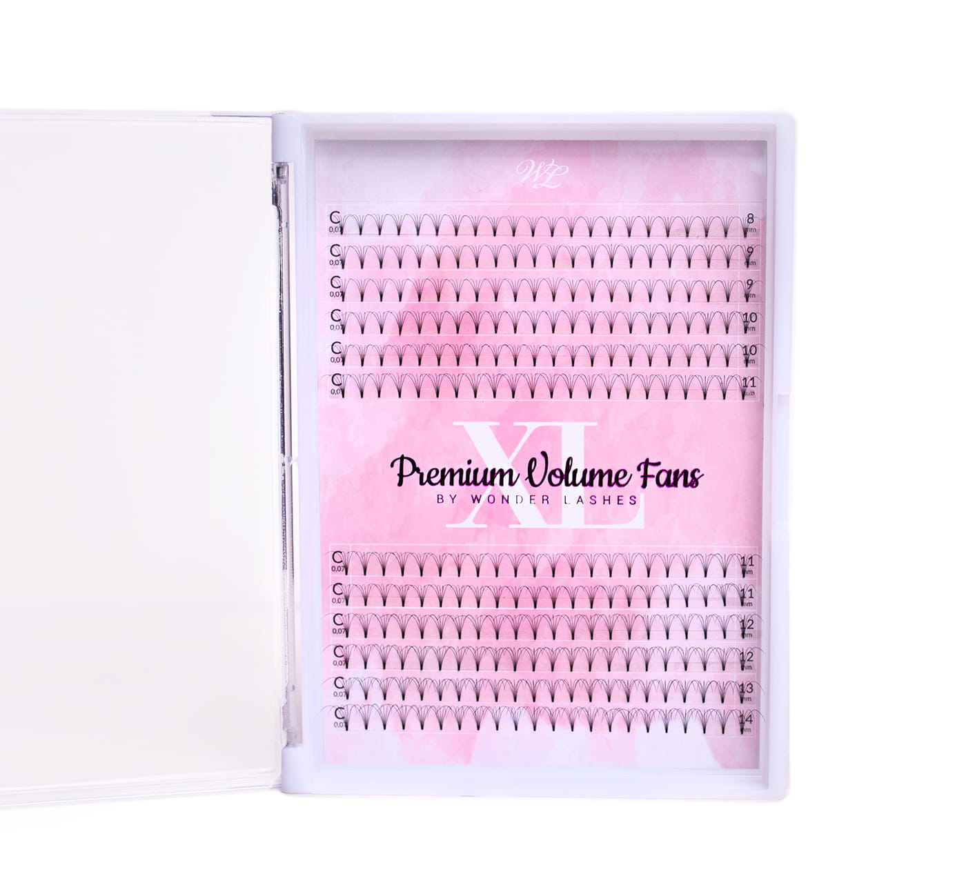 Wonder Lashes Rzęsy XL Premium Volume Fans 5D 0,07