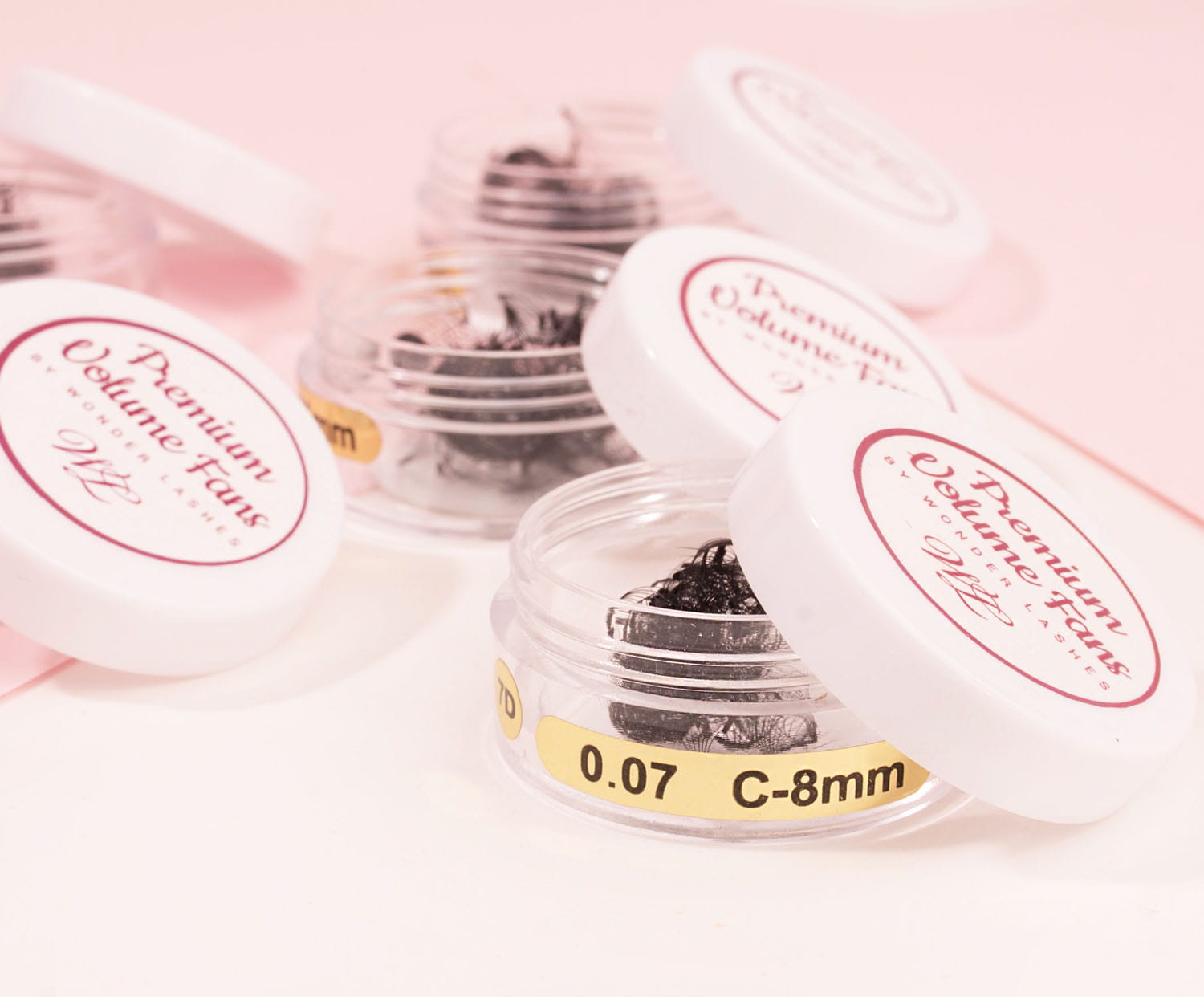 Wonder Lashes Rzęsy Premium Volume Fans 7D Sypane