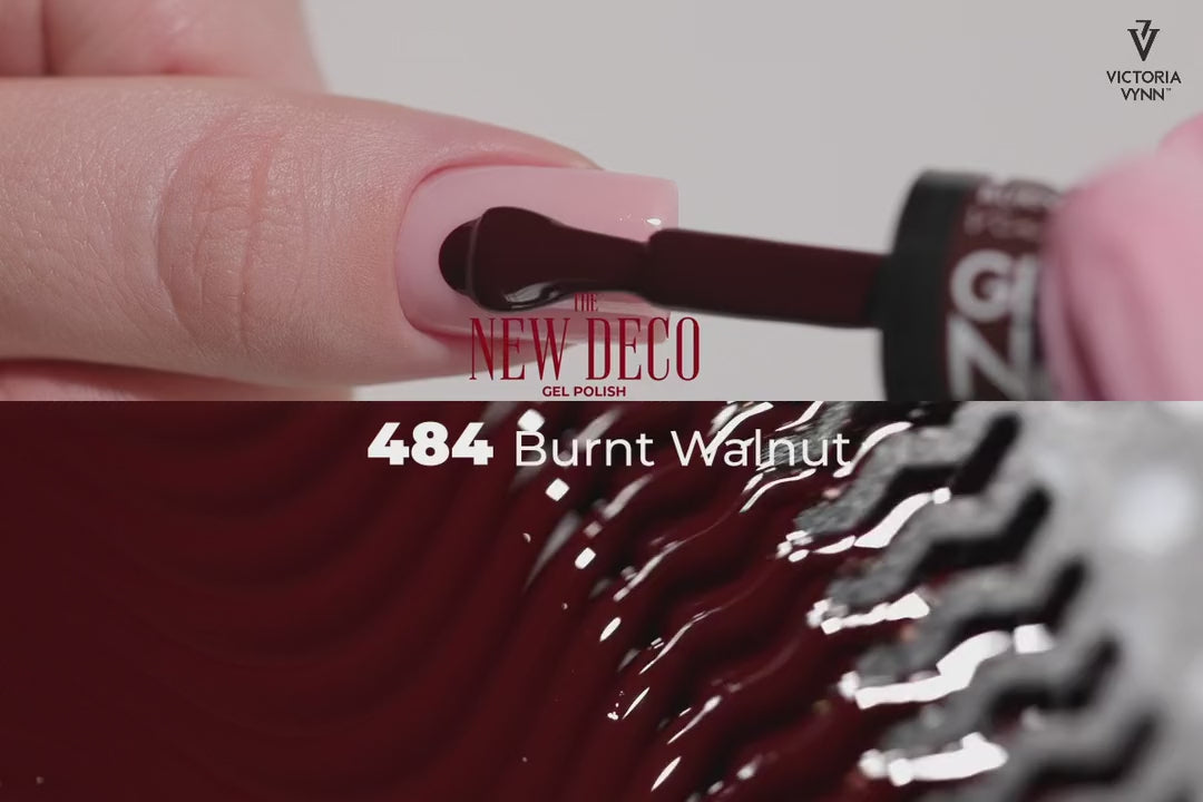 Załaduj wideo: Victoria Vynn Lakier Hybrydowy 484 Burnt Walnut Ciemnobrązowy 8 ml