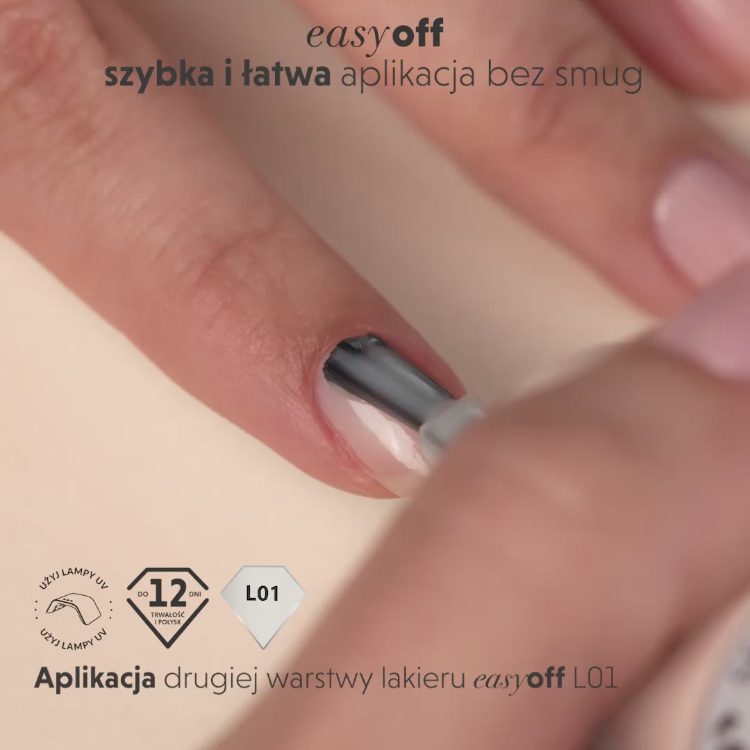 Załaduj wideo: Semilac Lakier Do Paznokci Led Light L01 Coconut Milk 7 Ml
