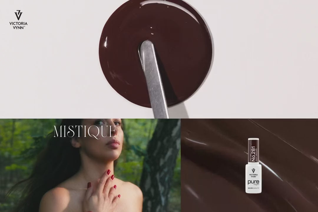 Załaduj wideo: Victoria Vynn Lakier hybrydowy Pure Vegan Creamy 281 Deep Ground 8 ml