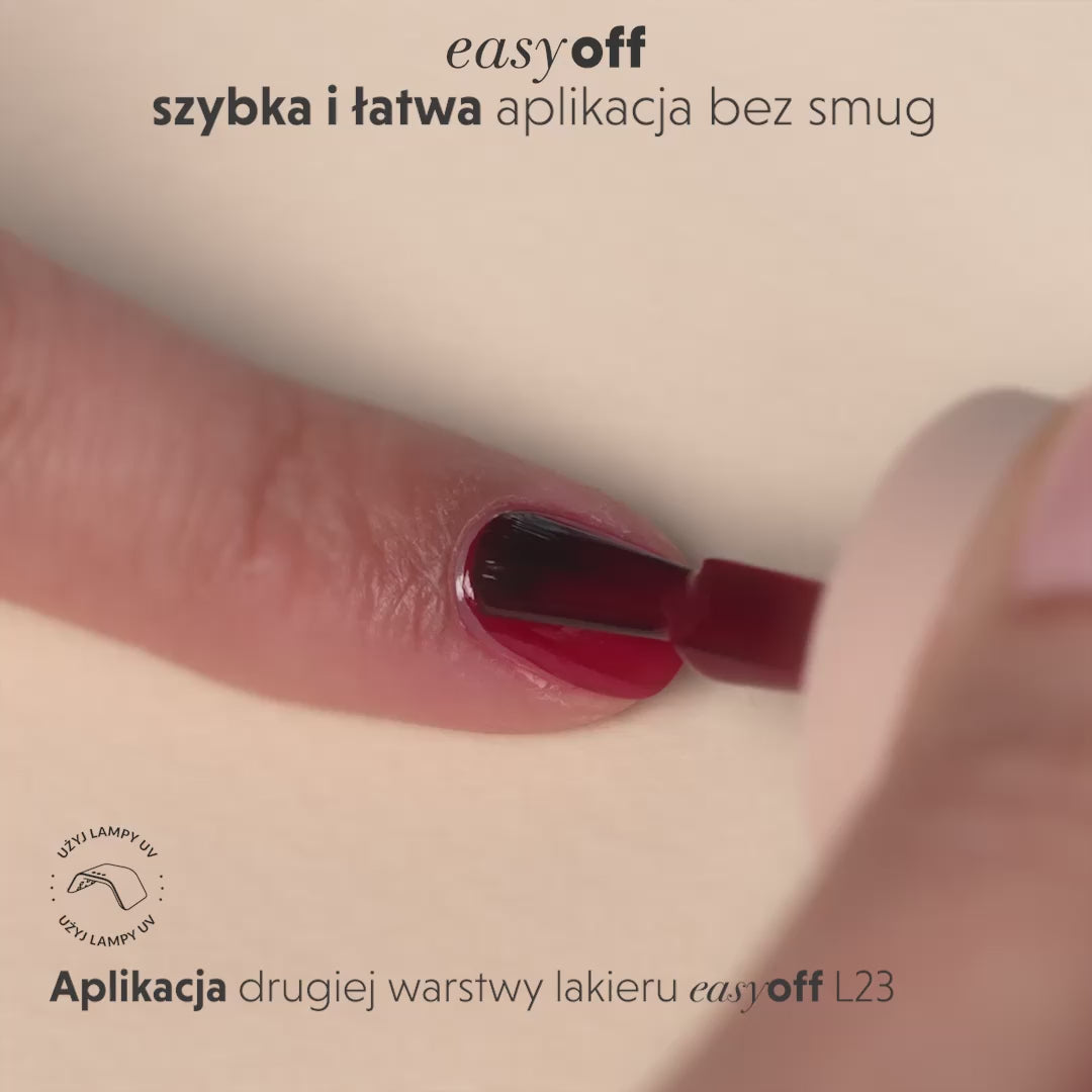 Załaduj wideo: Semilac Lakier Do Paznokci Led Light L23 Burgundy 7 ml