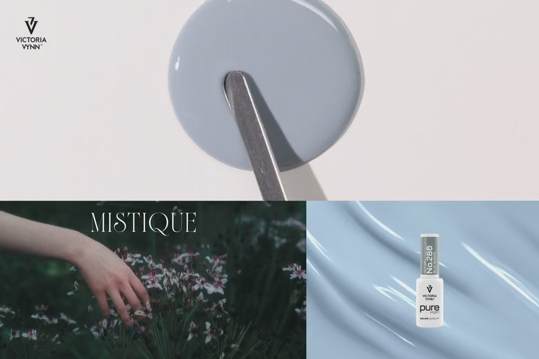 Załaduj wideo: Victoria Vynn Lakier hybrydowy Pure Vegan Creamy 286 Blue Silence 8 ml