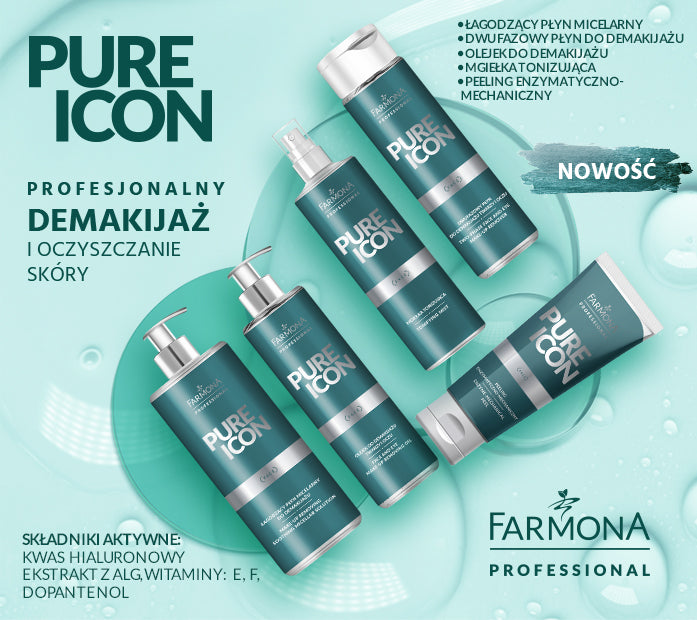 Farmona Pure Icon Łagodzący Płyn Micelarny Do Demakijażu 500ml