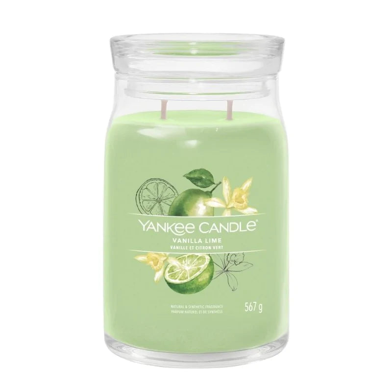 Yankee Candle Signature Świeca Zapachowa Duża Vanilla Lime