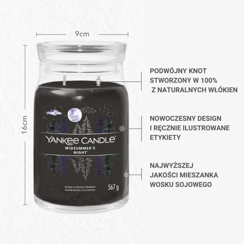 Yankee Candle Signature Świeca Zapachowa Duża Midsummer's Night