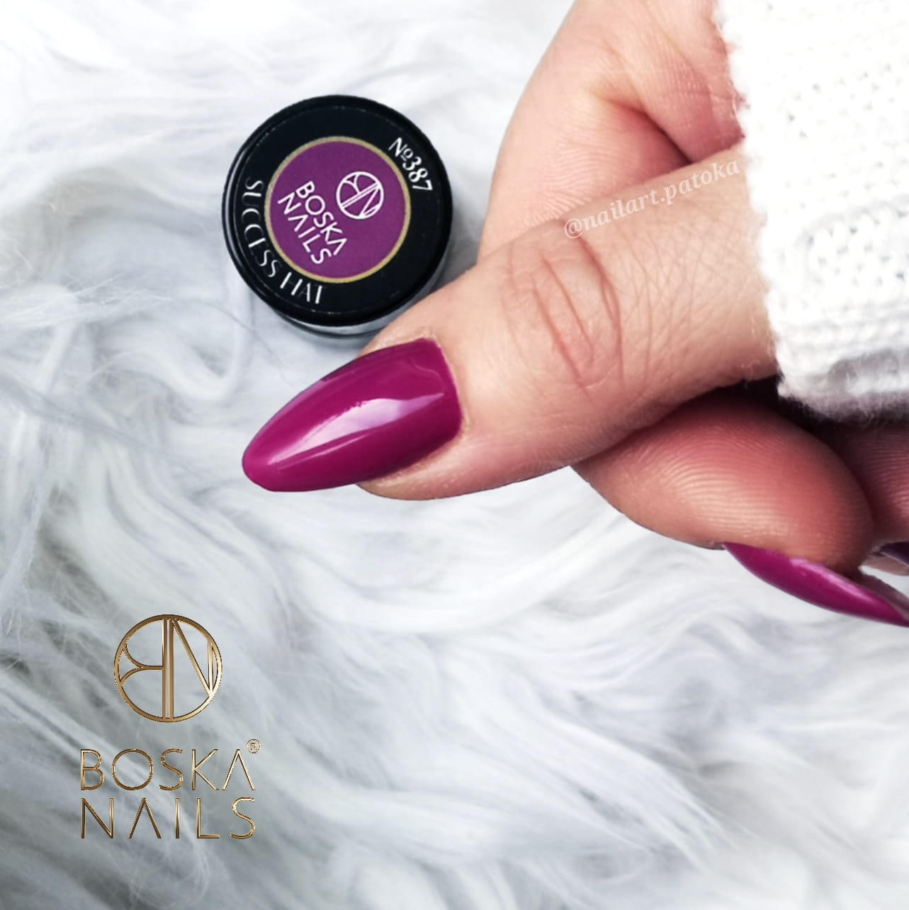 Boska Nails Lakier Hybrydowy Good Day Success Hat No 387 6ml