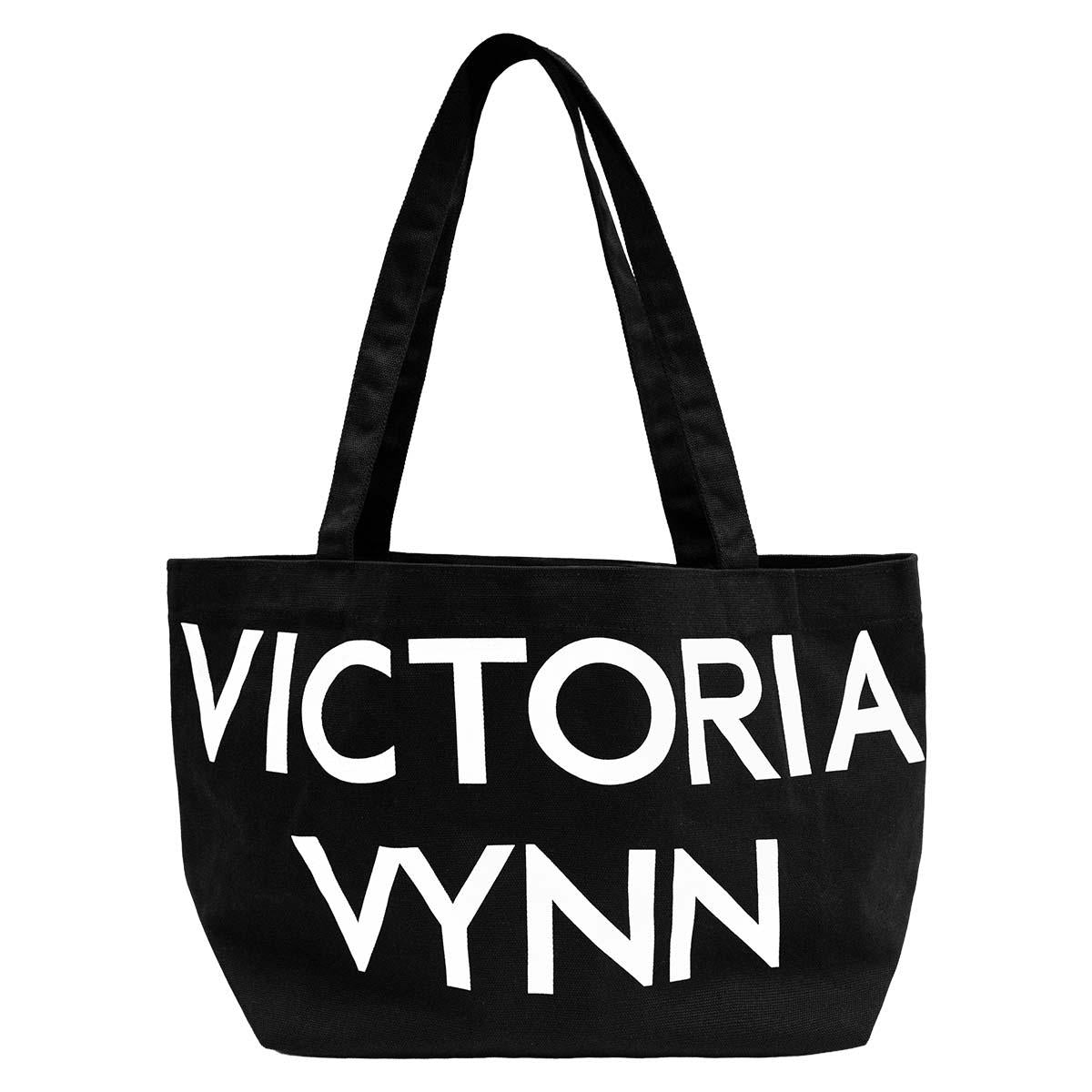 Victoria Vynn Canvas Bag 48x20x28 Cm Torba Płócienna Czarna
