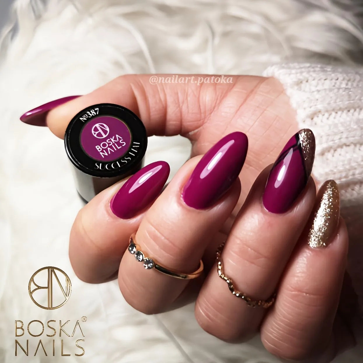 Boska Nails Lakier Hybrydowy Good Day Success Hat No 387 6ml