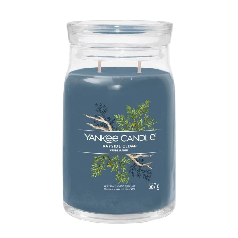 Yankee Candle Signature Świeca Zapachowa Duża  Bayside Cedar