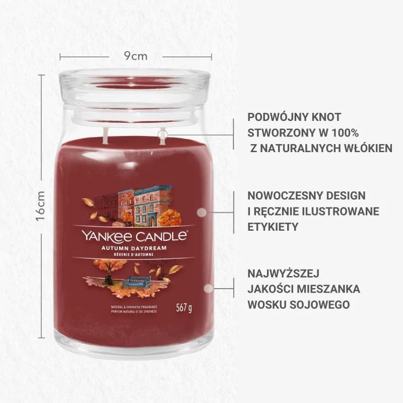 Yankee Candle Signature Świeca Zapachowa Duża Autumn Daydream