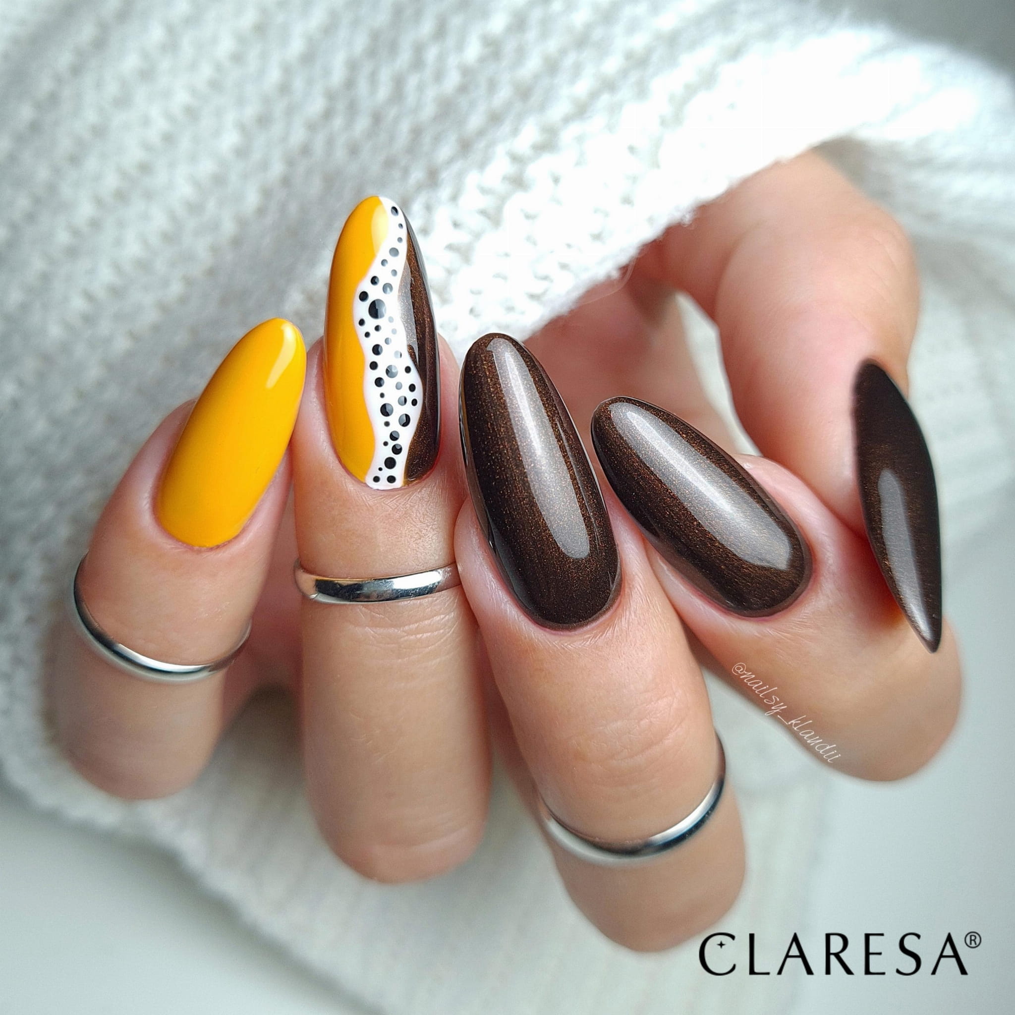 Claresa - Lakier hybrydowy BROWN 317 -5g