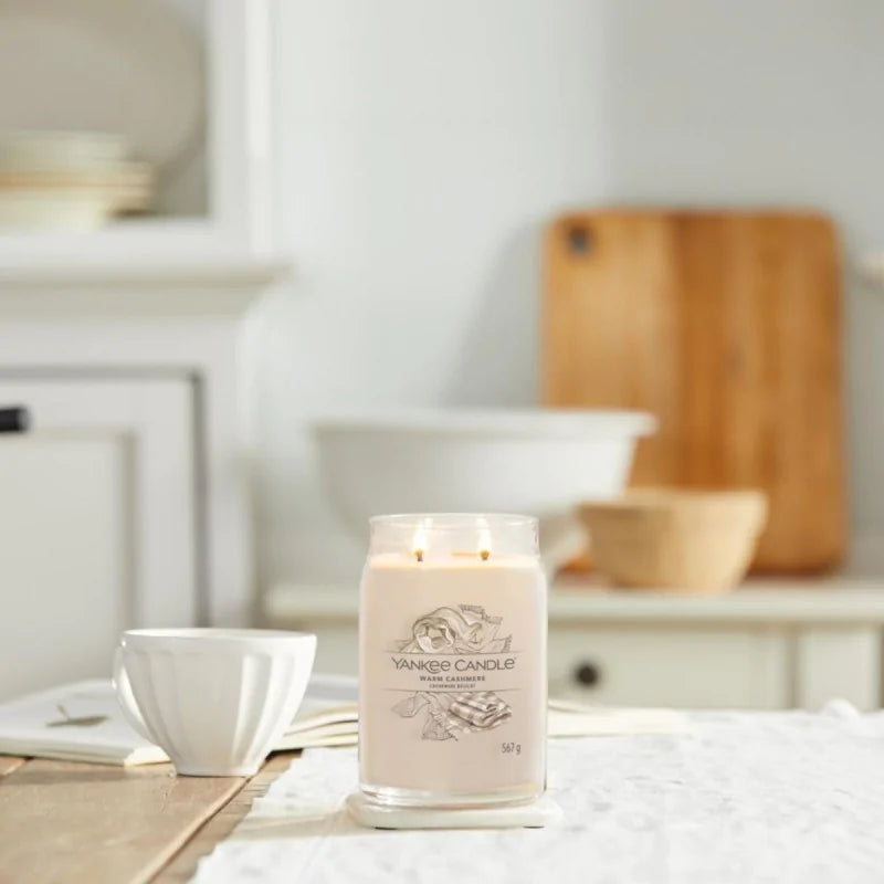 Yankee Candle Signature Świeca Zapachowa Duża Warm Cashmere