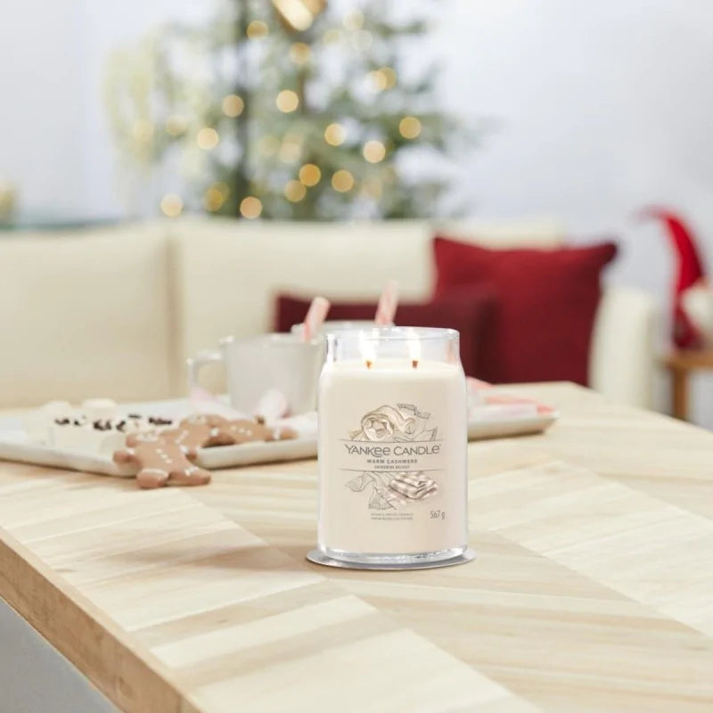 Yankee Candle Signature Świeca Zapachowa Duża Warm Cashmere