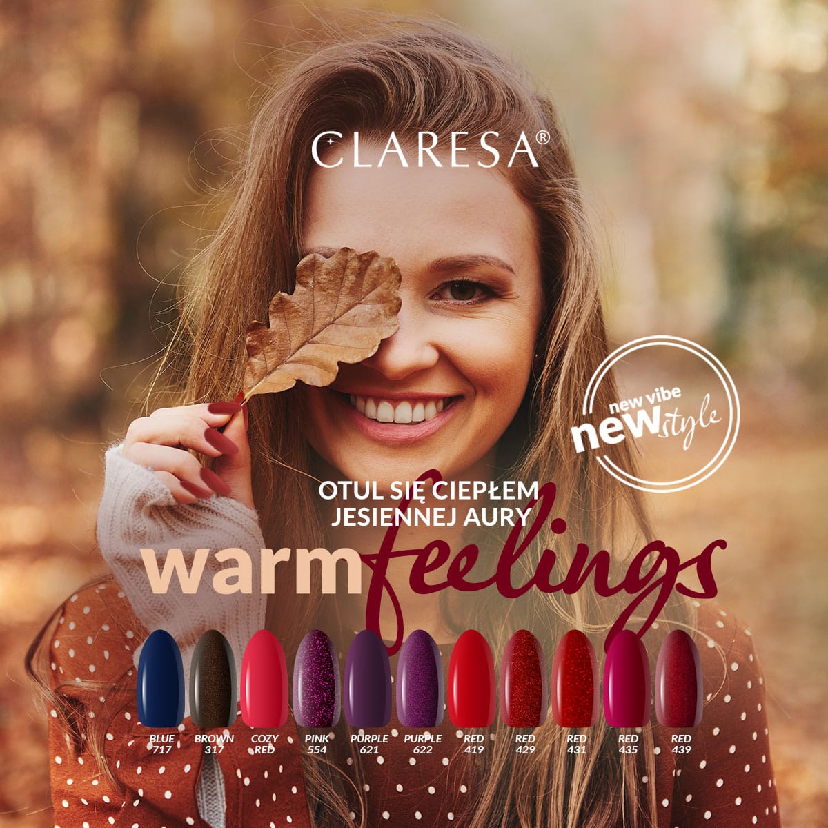 Claresa - Lakier hybrydowy BROWN 317 -5g