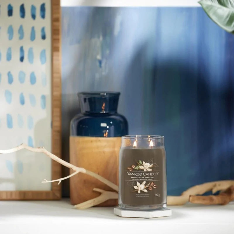 Yankee Candle Signature Świeca Zapachowa Duża Vanilla Bean Espresso
