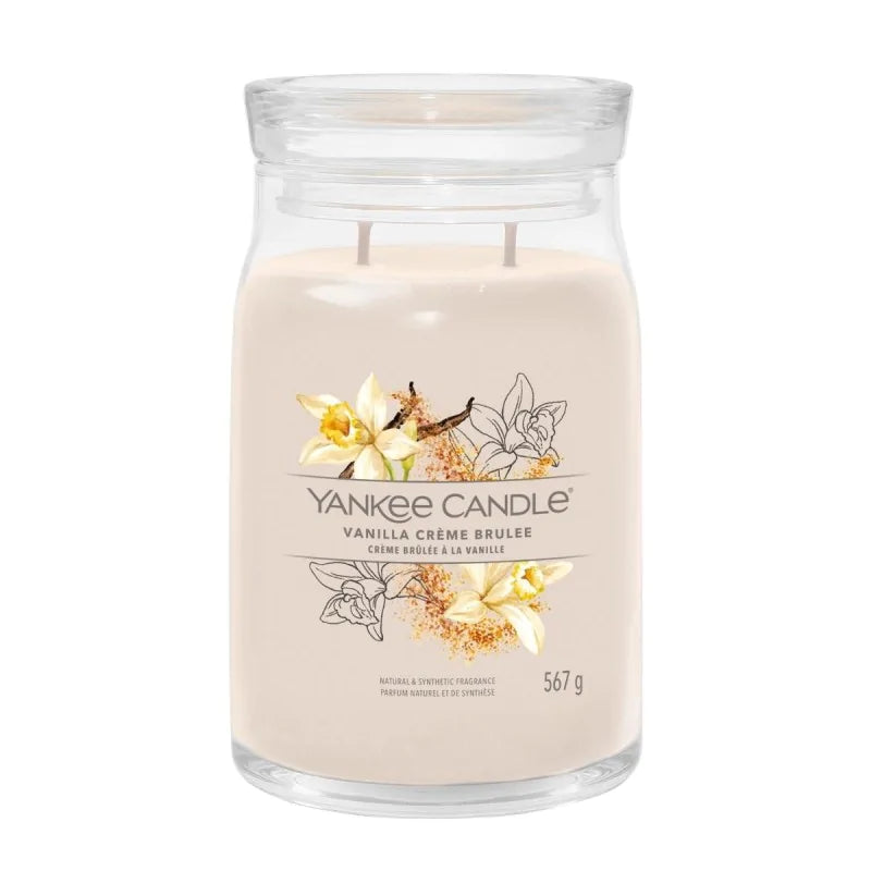 Yankee Candle Signature Świeca Zapachowa Duża Vanilla Creme Brulee