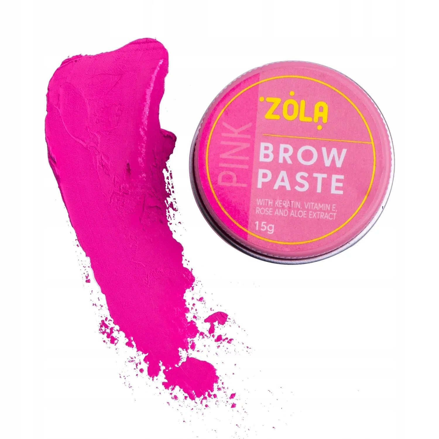 Zola Pasta Do Konturowania Brwi Różowa Brow Paste Do Geometrii 15g
