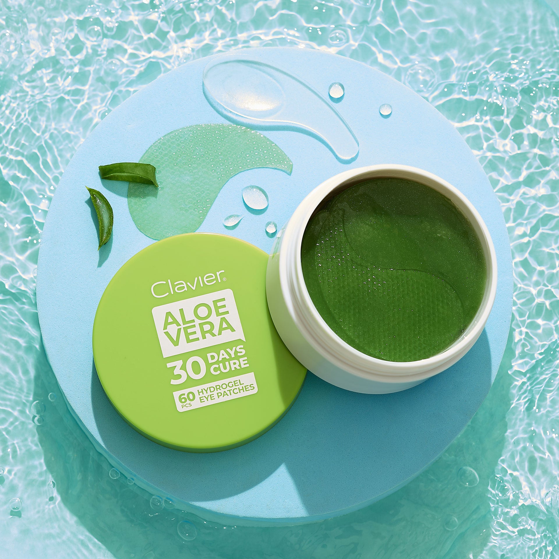 Clavier Hydrożelowe Płatki Pod Oczy Aloe Vera, 60szt.