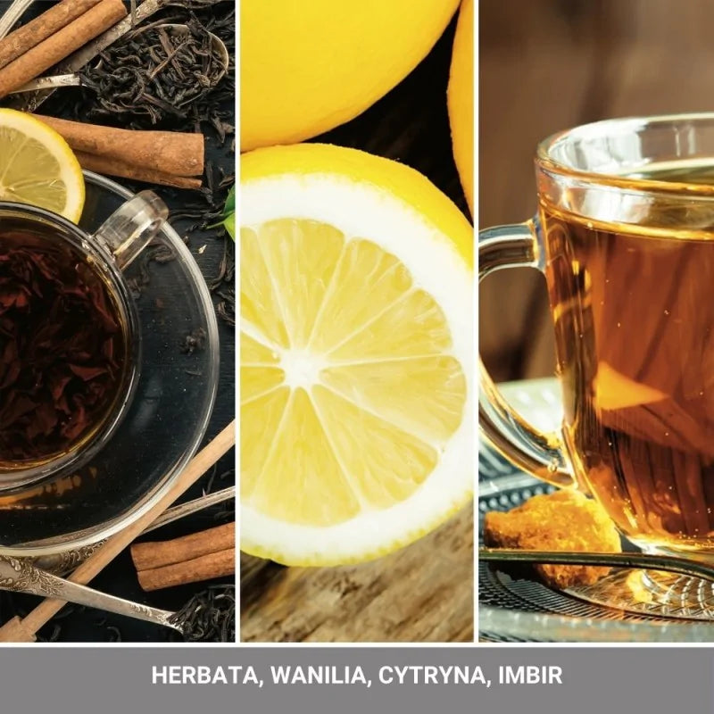 Yankee Candle Signature Świeca Zapachowa Duża Black Tea & Lemon
