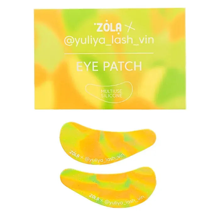 Zola X Yuliya Lash Vin Wielofunkcyjne Silikonowe Plastry Zielono-Pomarańczowe