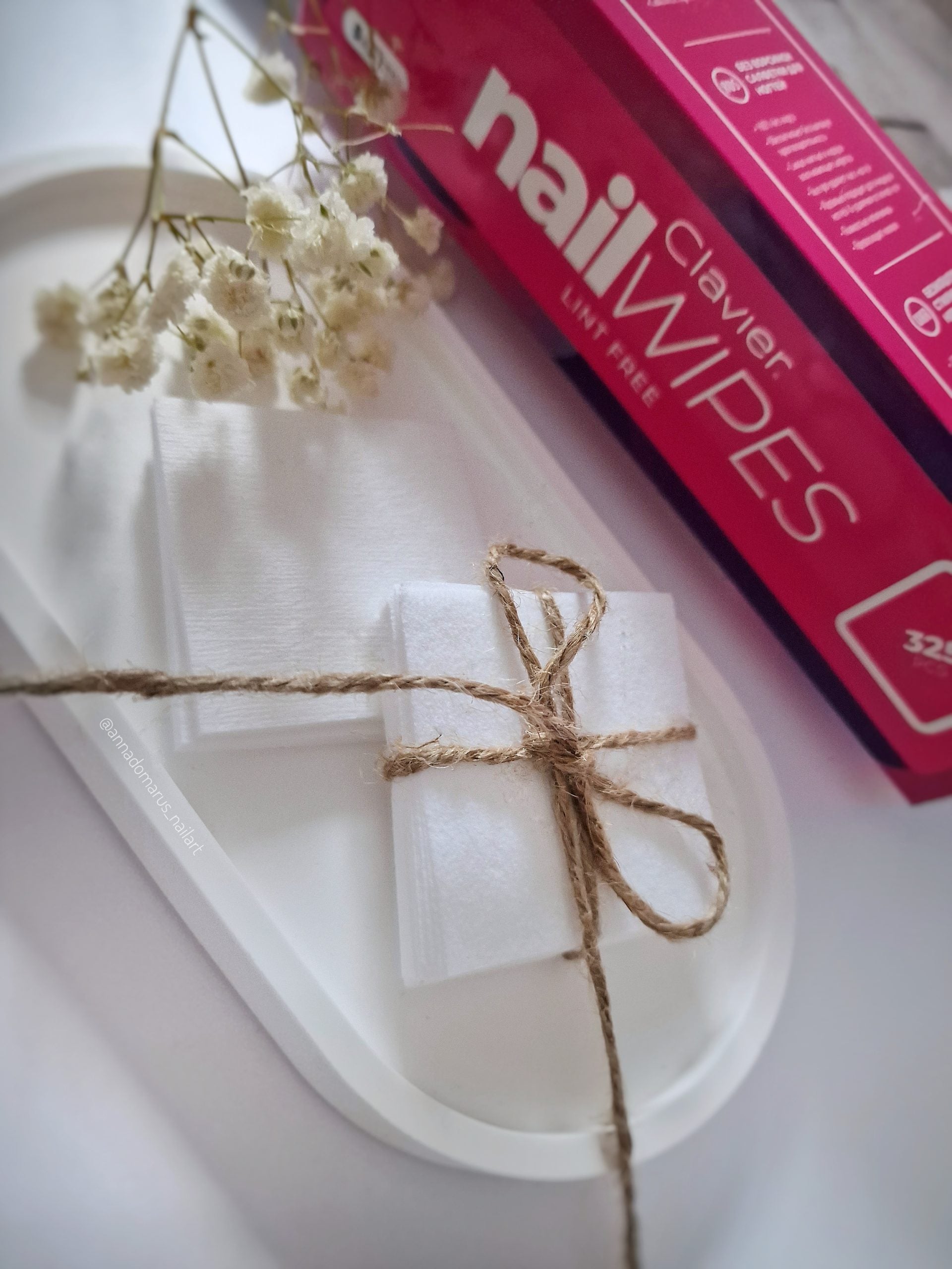 Clavier Waciki Do Paznokci, Bezpyłowe Nail Wipes – 325 Szt.