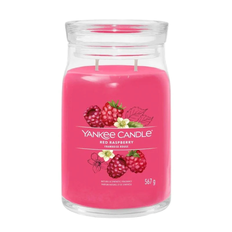 Yankee Candle Signature Świeca Zapachowa Duża Red Raspberry