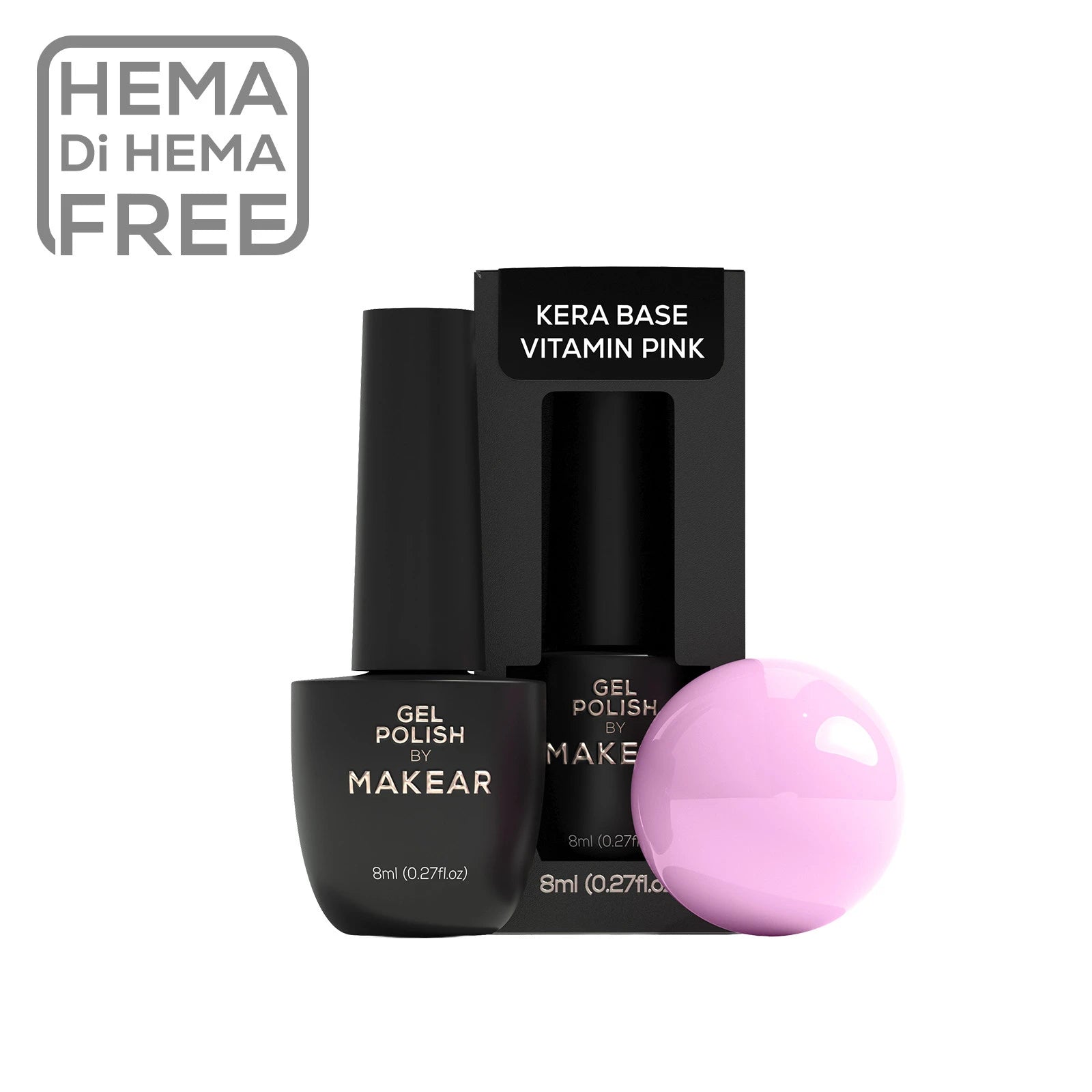 Makear Kera Base Vitamin Pink KBV02 8 ml