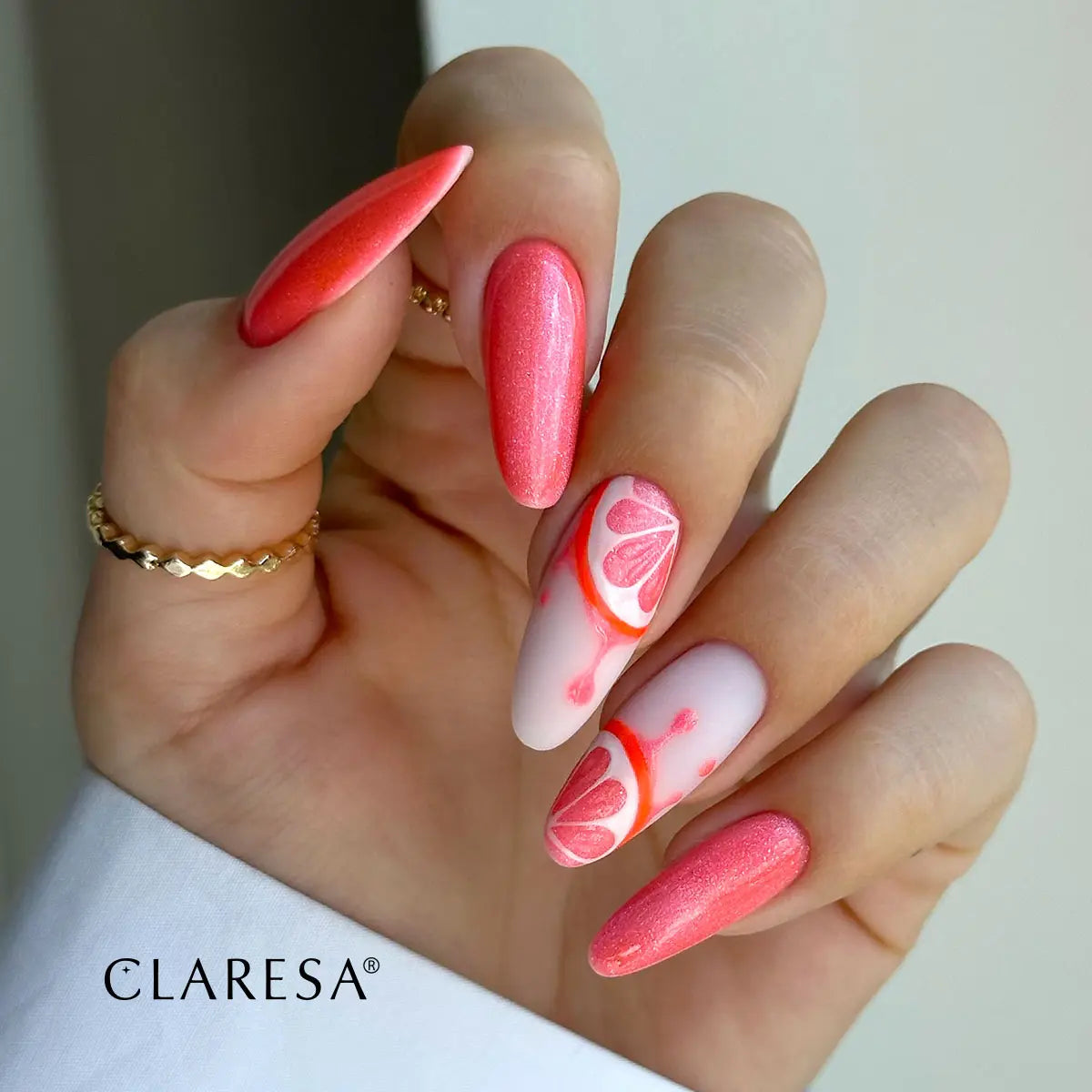 Claresa Lakier Hybrydowy Cat Eye Neon Light Pink 5g
