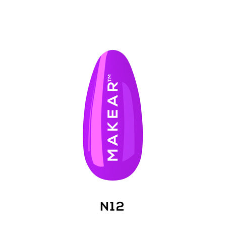 Makear Lakier Hybrydowy N12 Neon 8Ml
