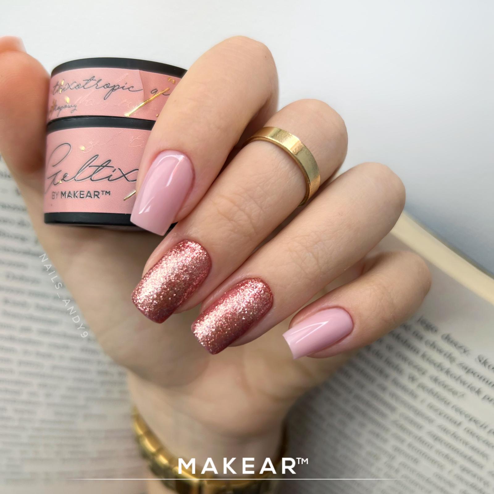 Makear GT01 - Geltix Żel Tiksotropowy Perfect Blush 50ml