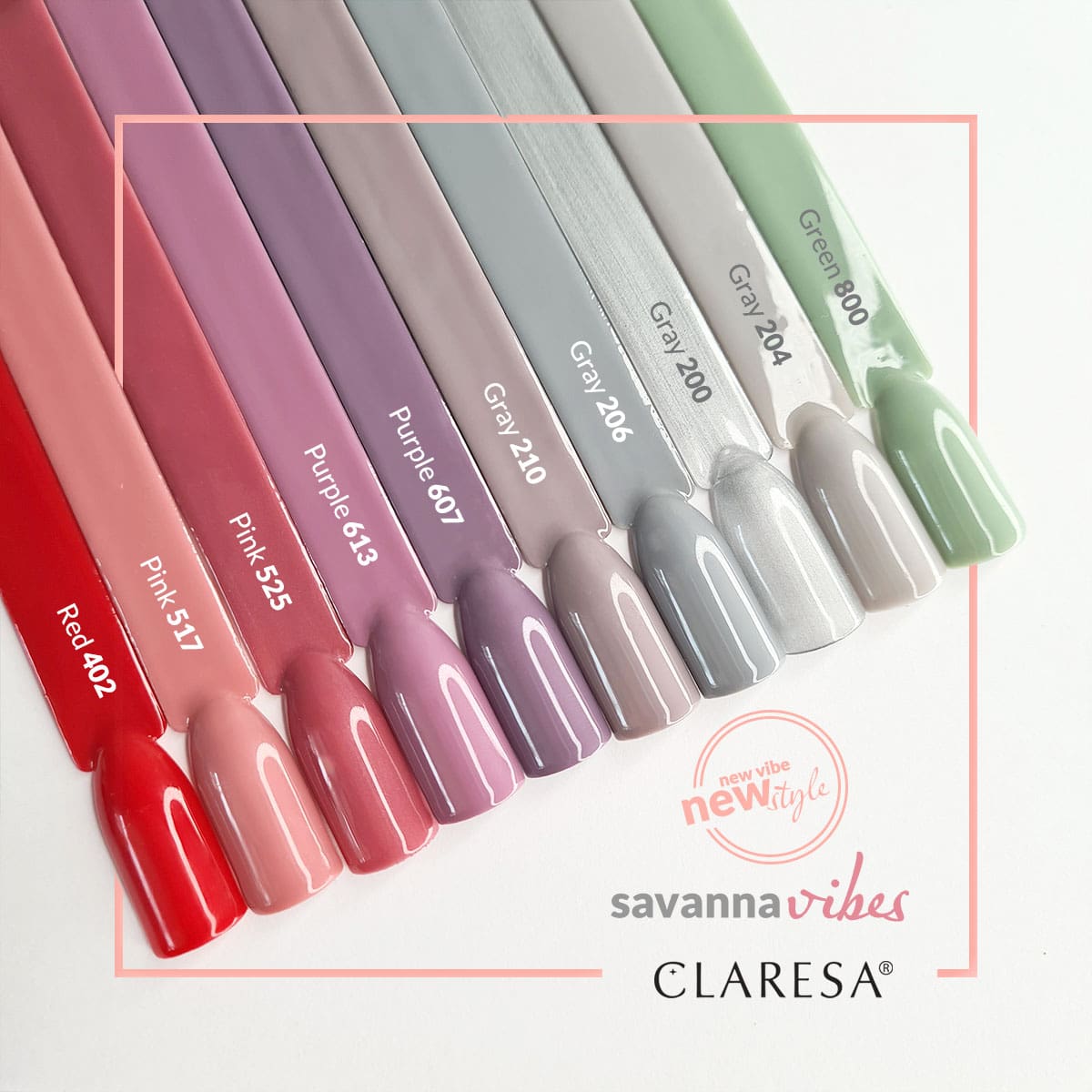 Claresa - Lakier Hybrydowy Gray 210 -5g