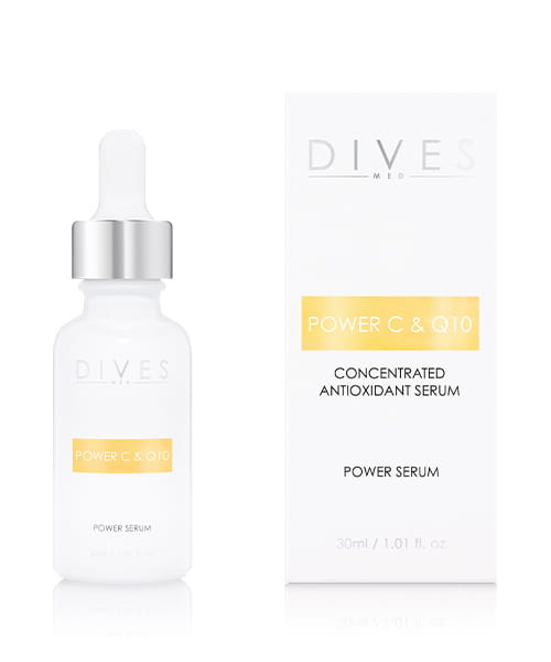 Dives Med - Power Skin - Power C & Q10 Serum Silnie Antyoksydacyjne 30 Ml