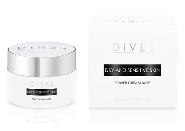 Dives Med - Power Skin Cream Base Dry And Sensitive Skin Krem Bazowy 45 Ml