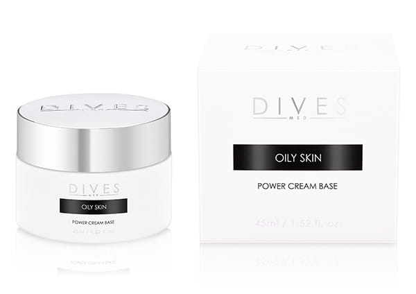 Dives Med - Power Skin Cream Base - Oily Skin Krem Bazowy 45 Ml