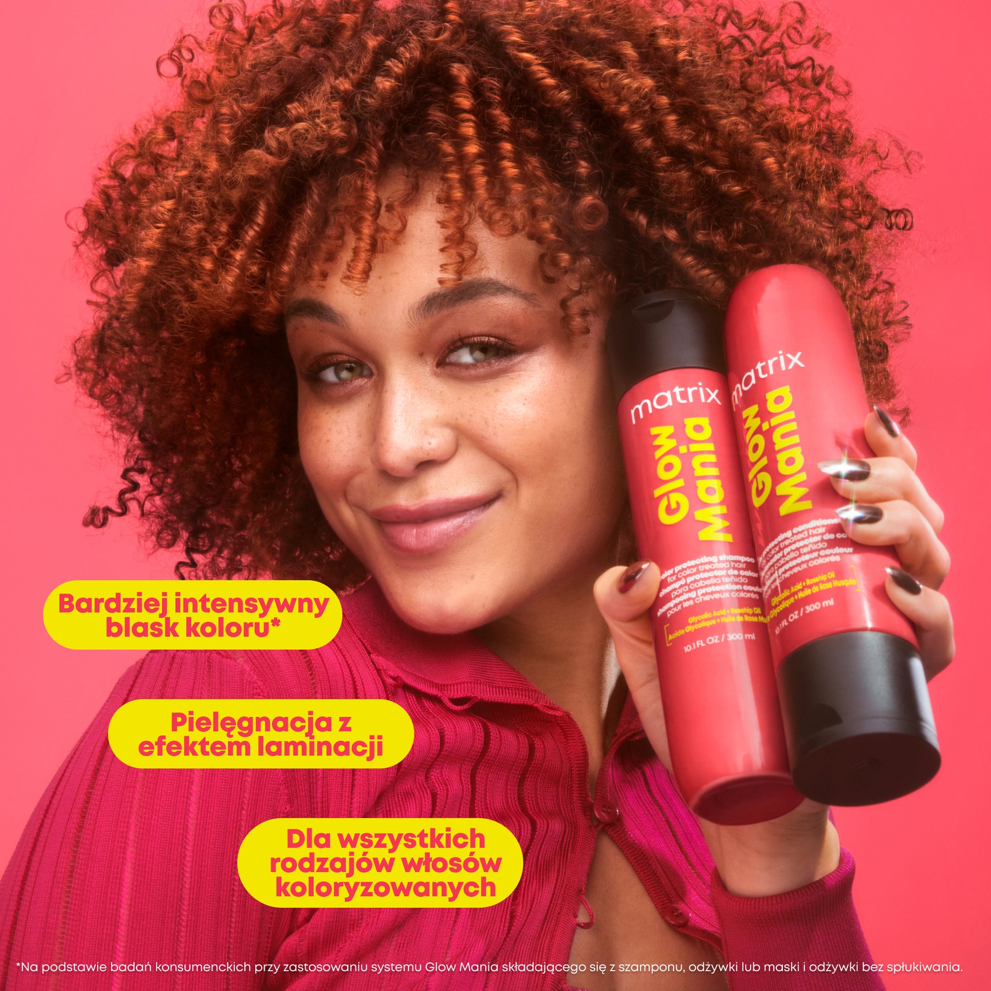 Matrix Glow Mania, Odżywka Nabłyszczająca Do Włosów Koloryzowanych, 300ml