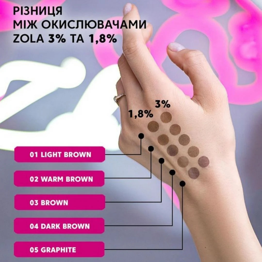 Zola Farba do Brwi z Kolagenem 15ml