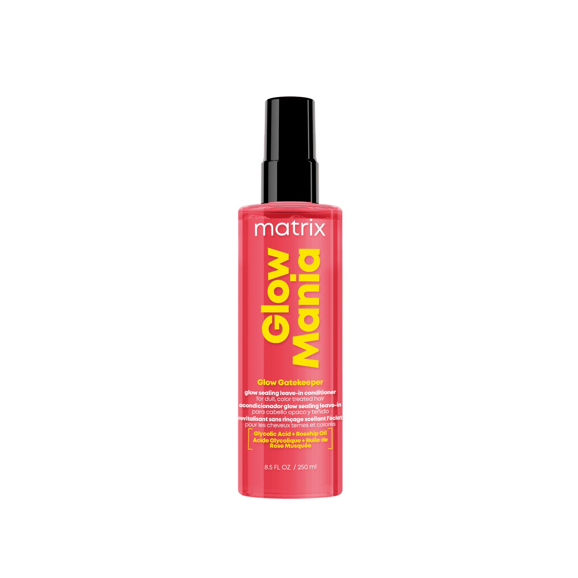 Matrix Glow Mania, Odżywka W Sprayu Nabłyszczająca Bez Spłukiwania Do Włosów Koloryzowanych, 250ml