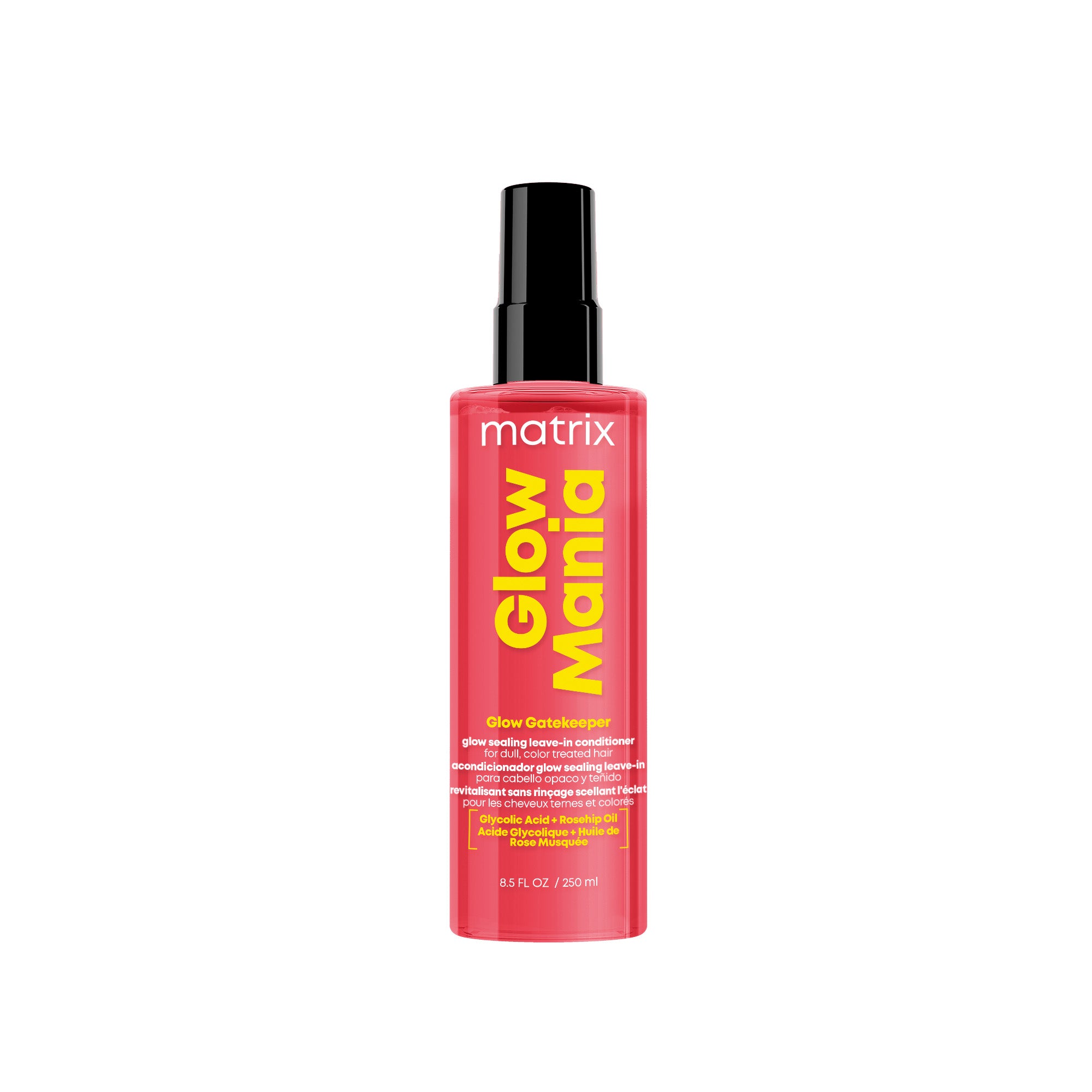 Matrix Glow Mania, Odżywka W Sprayu Nabłyszczająca Bez Spłukiwania Do Włosów Koloryzowanych, 250ml