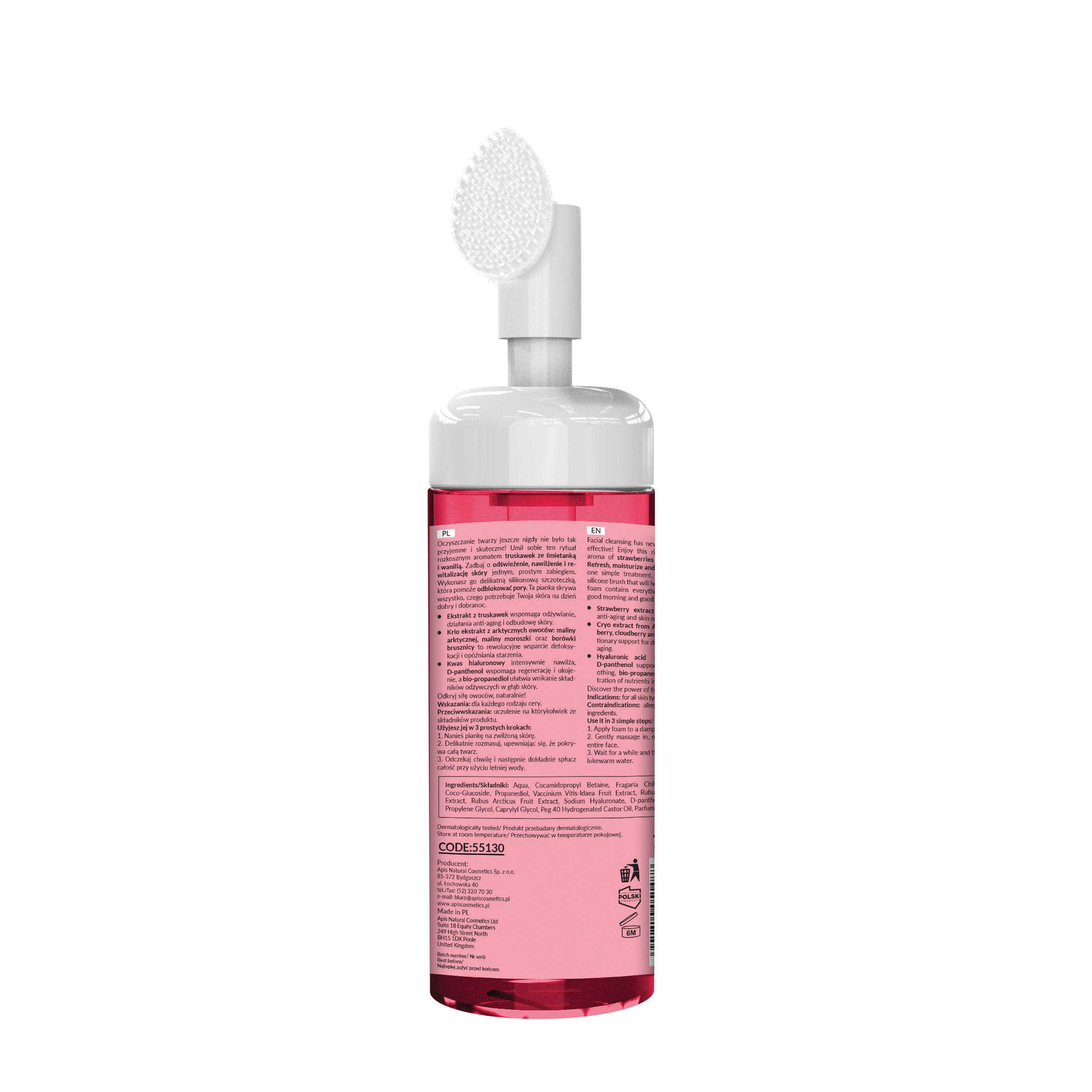 Apis Home Terapis Truskawkowa Pianka Do Mycia Twarzy / 150 Ml