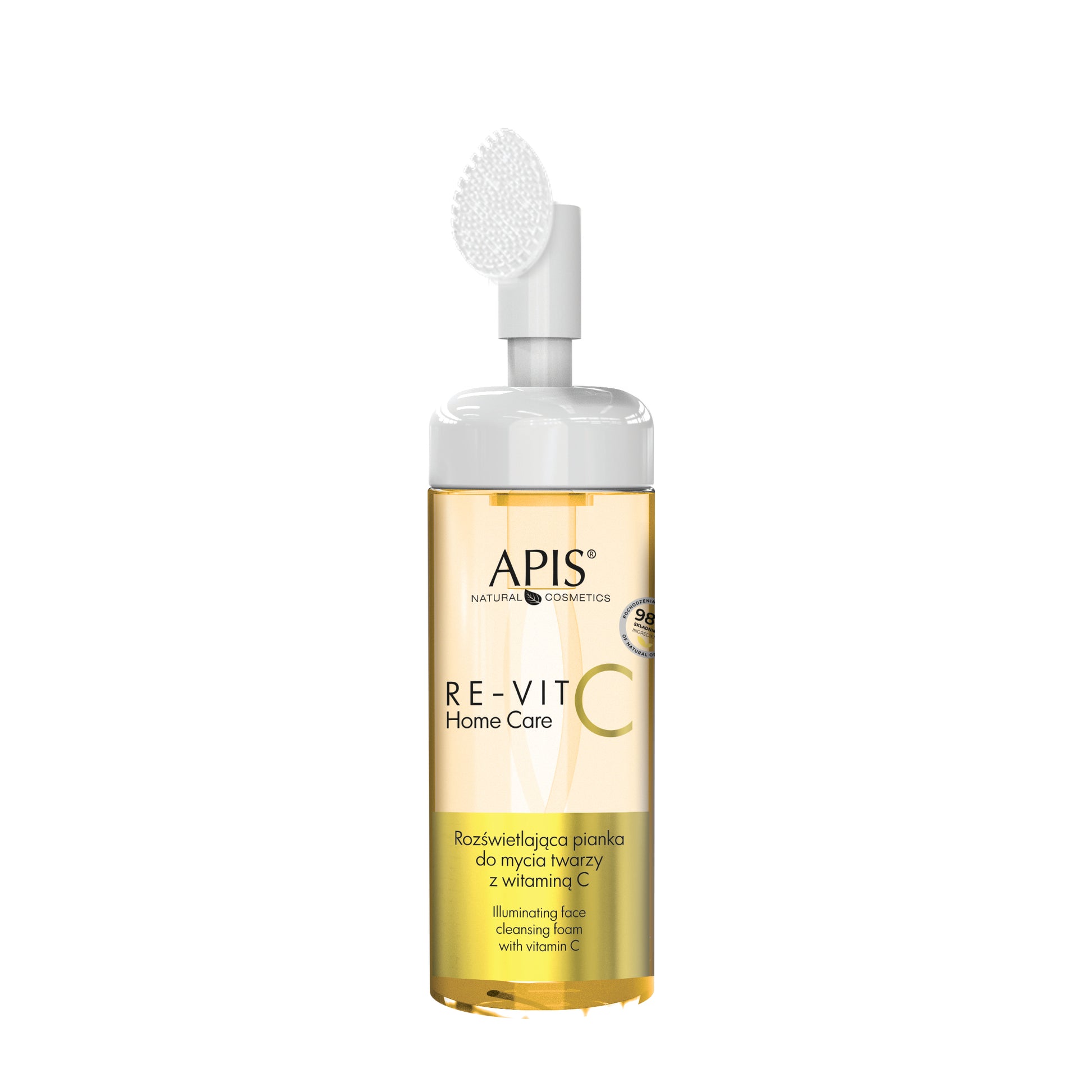 Apis Re-Vit C Home Care Rozświetlająca Pianka Do Mycia Twarzy Z Witaminą C / 150 Ml