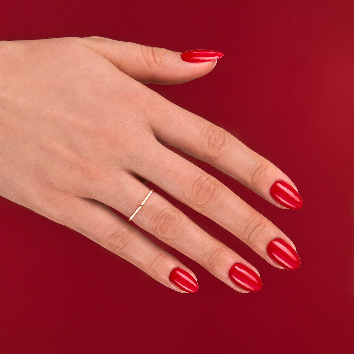 Lakier Hybrydowy Semilac 025 Glitter Red - 7 Ml