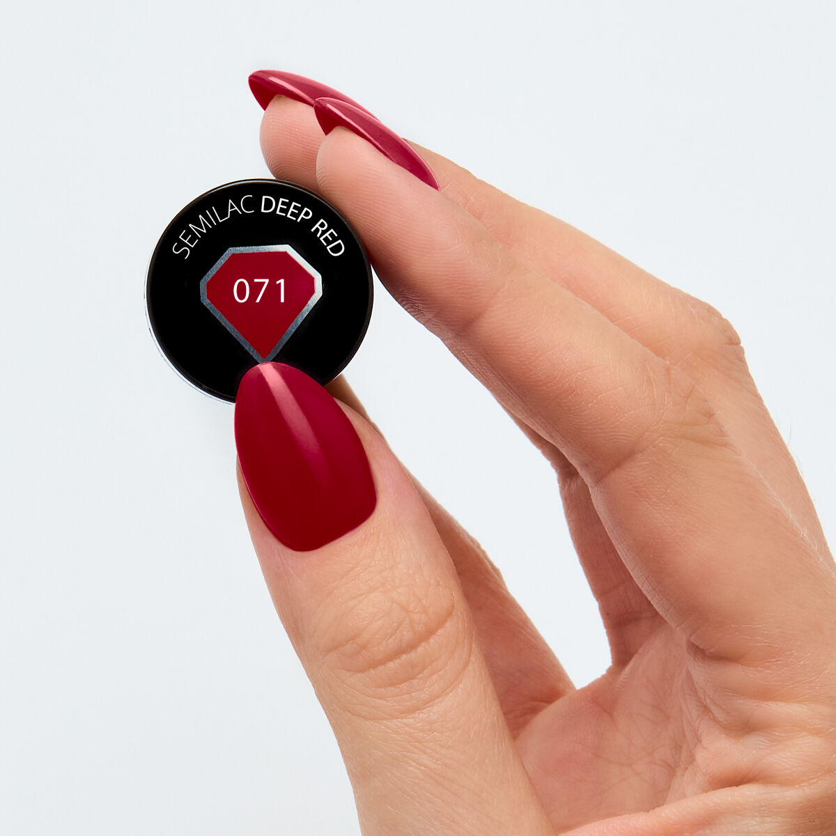 Lakier Hybrydowy Semilac 071 Deep Red  - 7 Ml