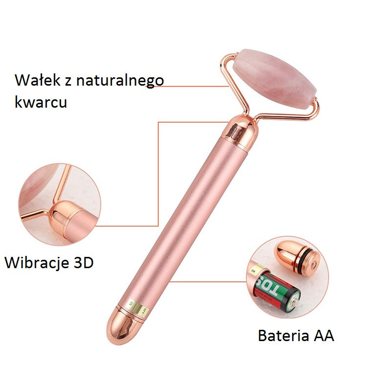 Lash Brow Roller wałek masażer do twarzy Wibrujący Premium