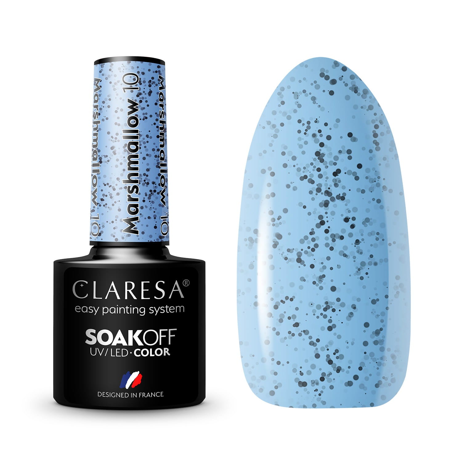 Claresa - Lakier hybrydowy MARSHMALLOW 10 -5g